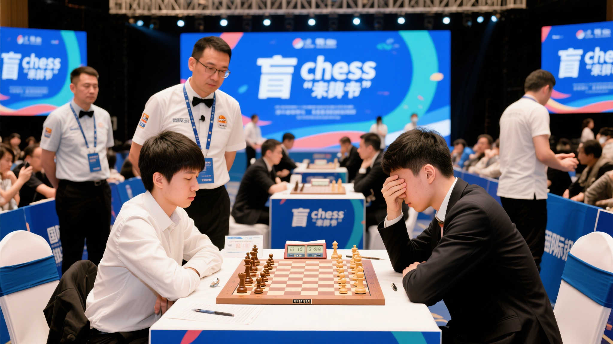 棋艺交流 中哈国际象棋爱好者相聚新疆塔城